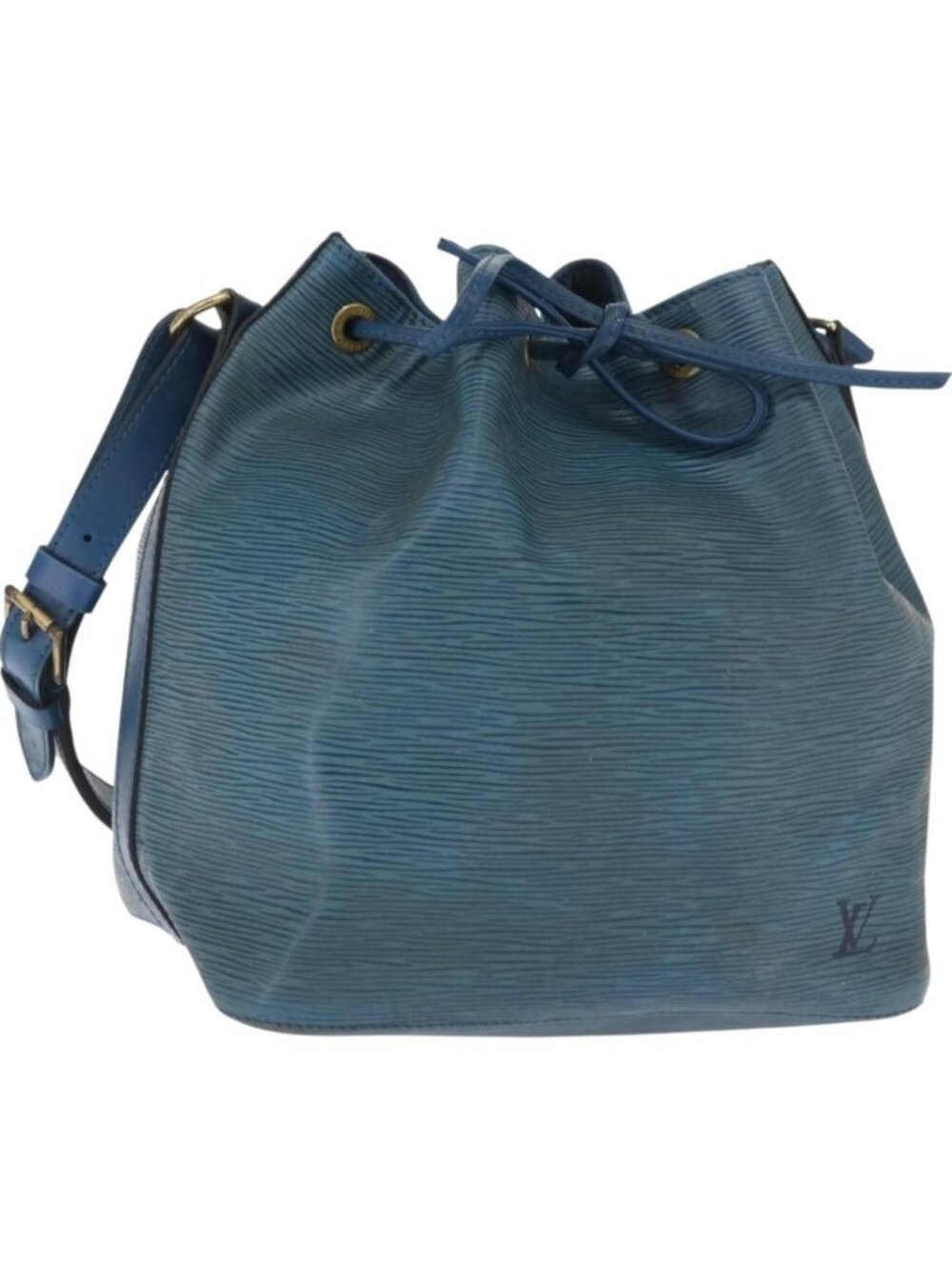 LOUIS VUITTON Epi Petit Noe Shoulder Bag Blue M44105